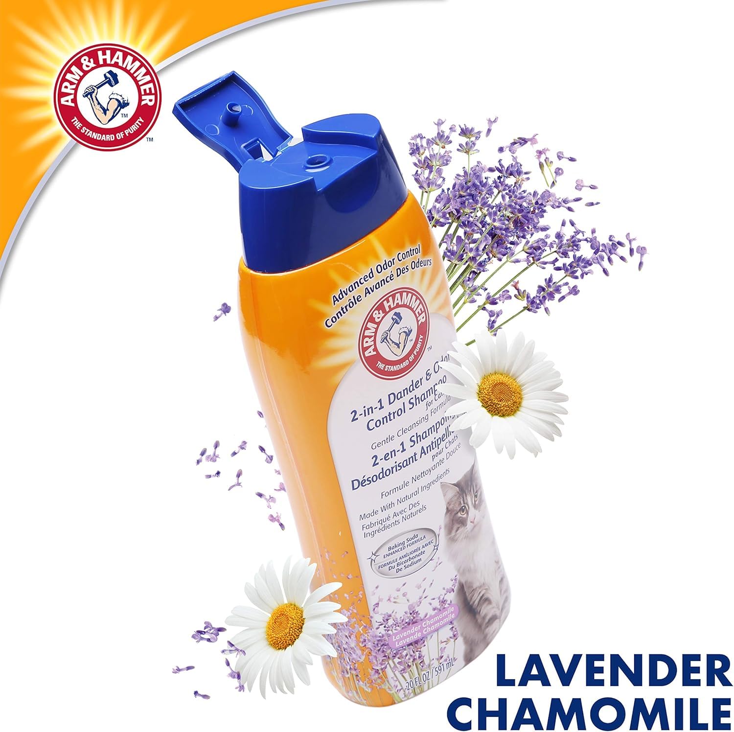 Arm & Hammer champú gato cuidado piel seca, hidratación suave