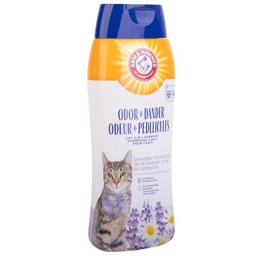 Arm & Hammer champú para gato neutralizador de olor y caspa, aplicación suave