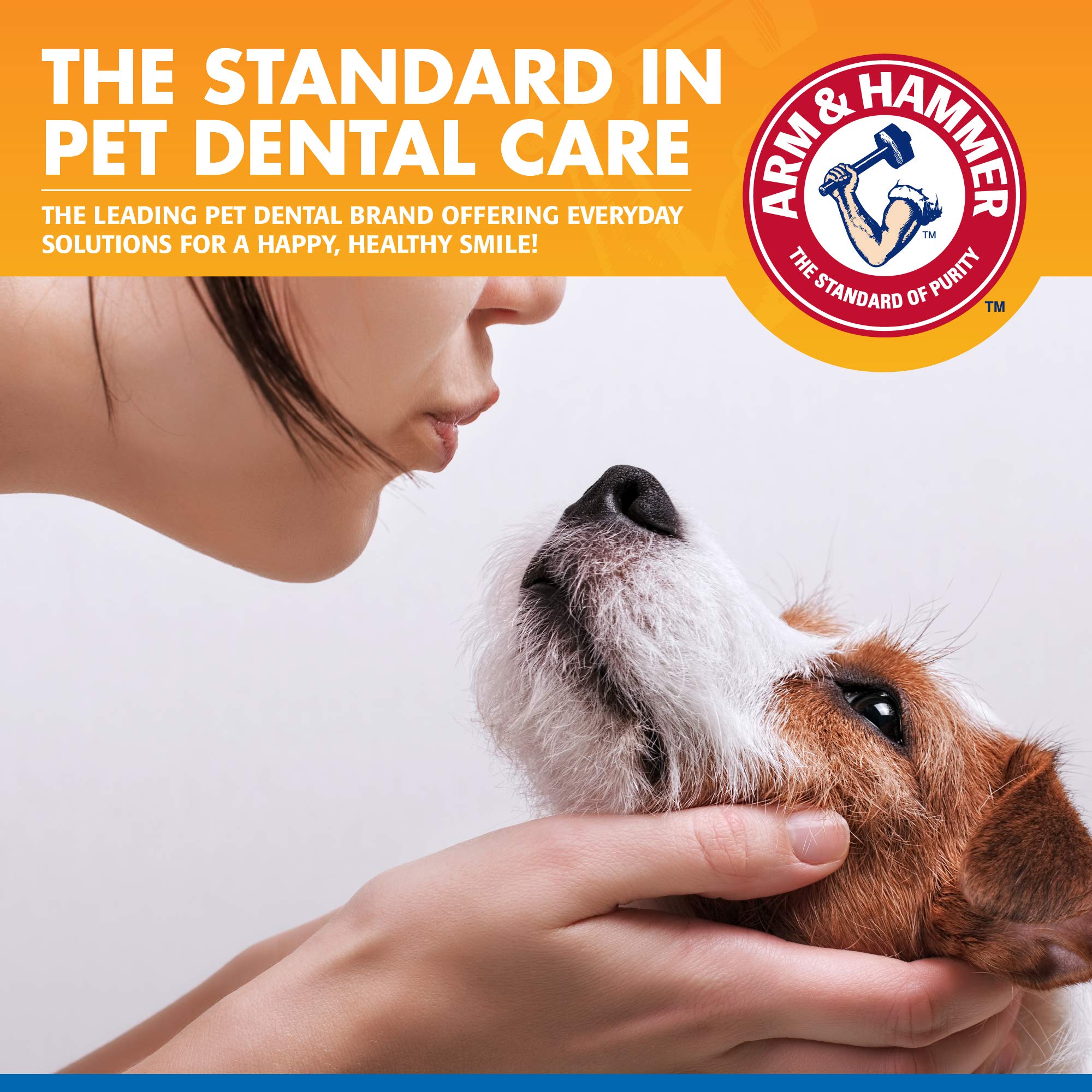 Arm & Hammer Dental Rinse en cuenco de agua para rutina diaria.