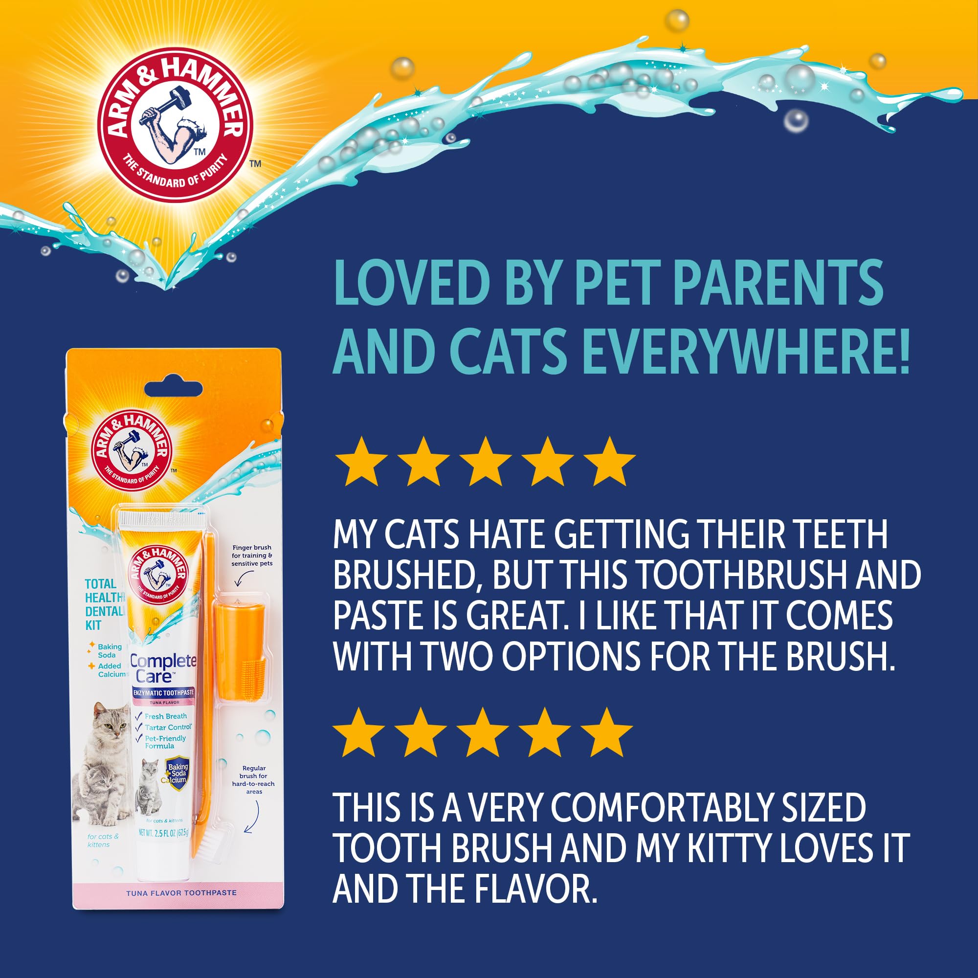 Producto sin tintes de Arm & Hammer Complete Care para perros