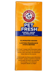 Arm & Hammer eliminador de olores para alfombras, ideal para hogares con mascotas.