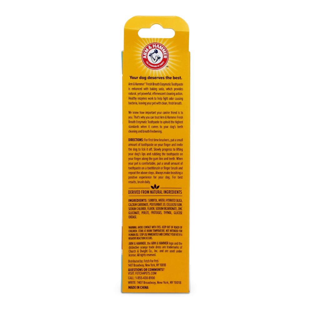 Uso diario de Arm & Hammer, cuidado dental diario para perros.