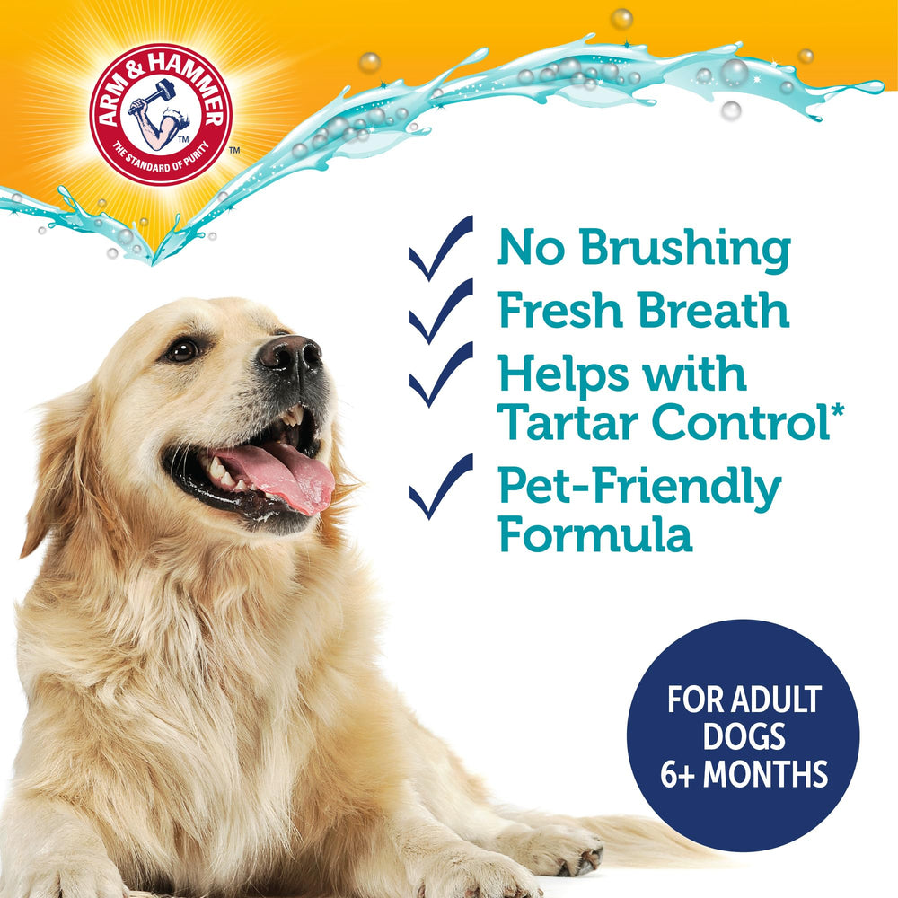 Arm & Hammer aditivo dental para perros; dientes y encías más saludables.
