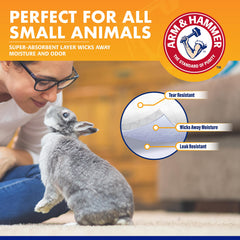 Fundas absorbentes Arm & Hammer para jaula de cobayas, control de olores.