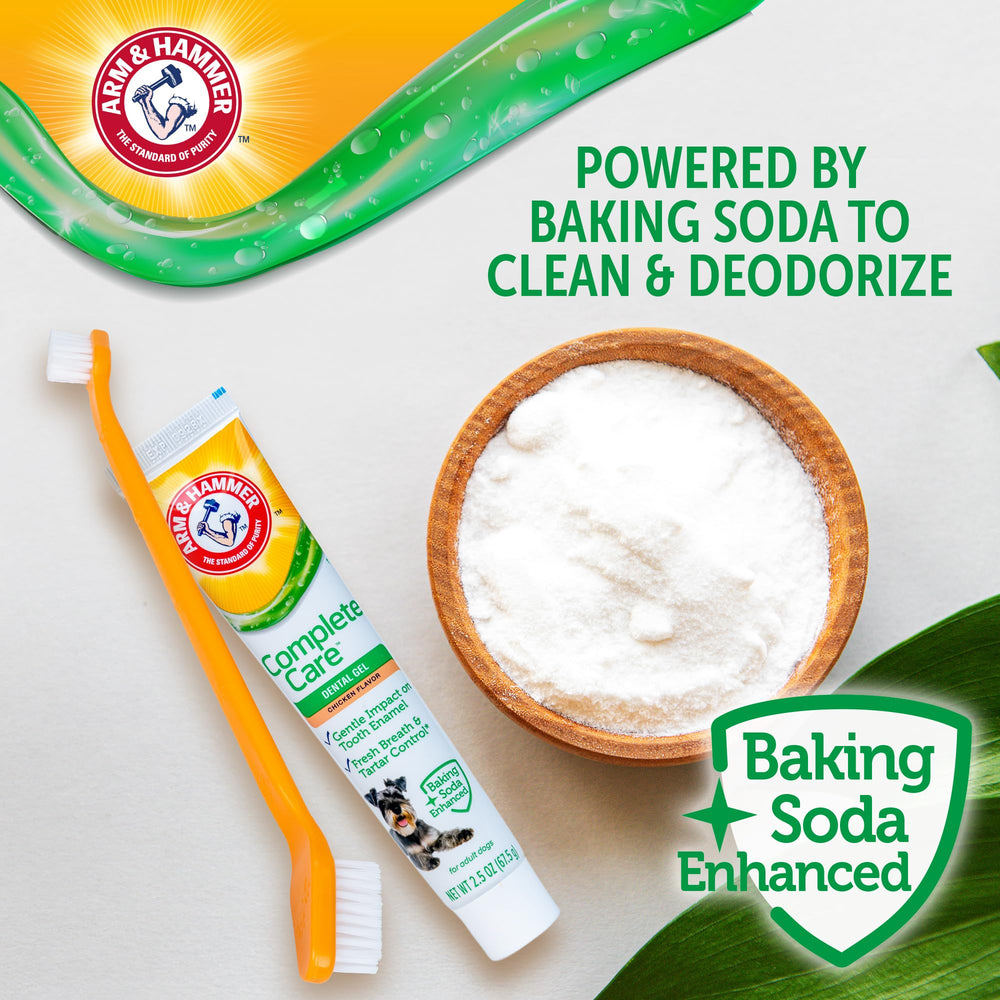 Gel dental con bicarbonato de sodio de Arm & Hammer para perros.