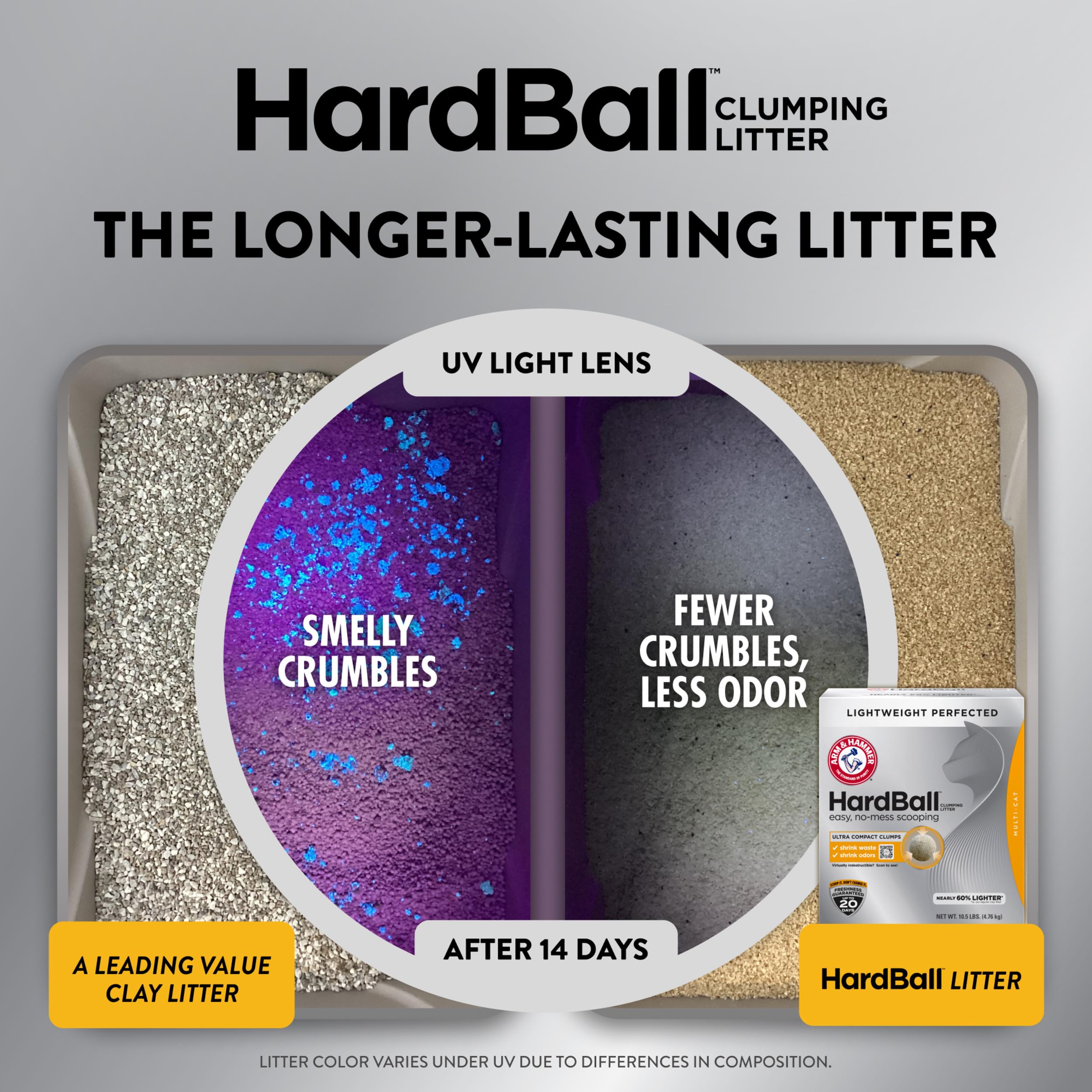 ARM & HAMMER HardBall bultos-duros que se recogen fácilmente
