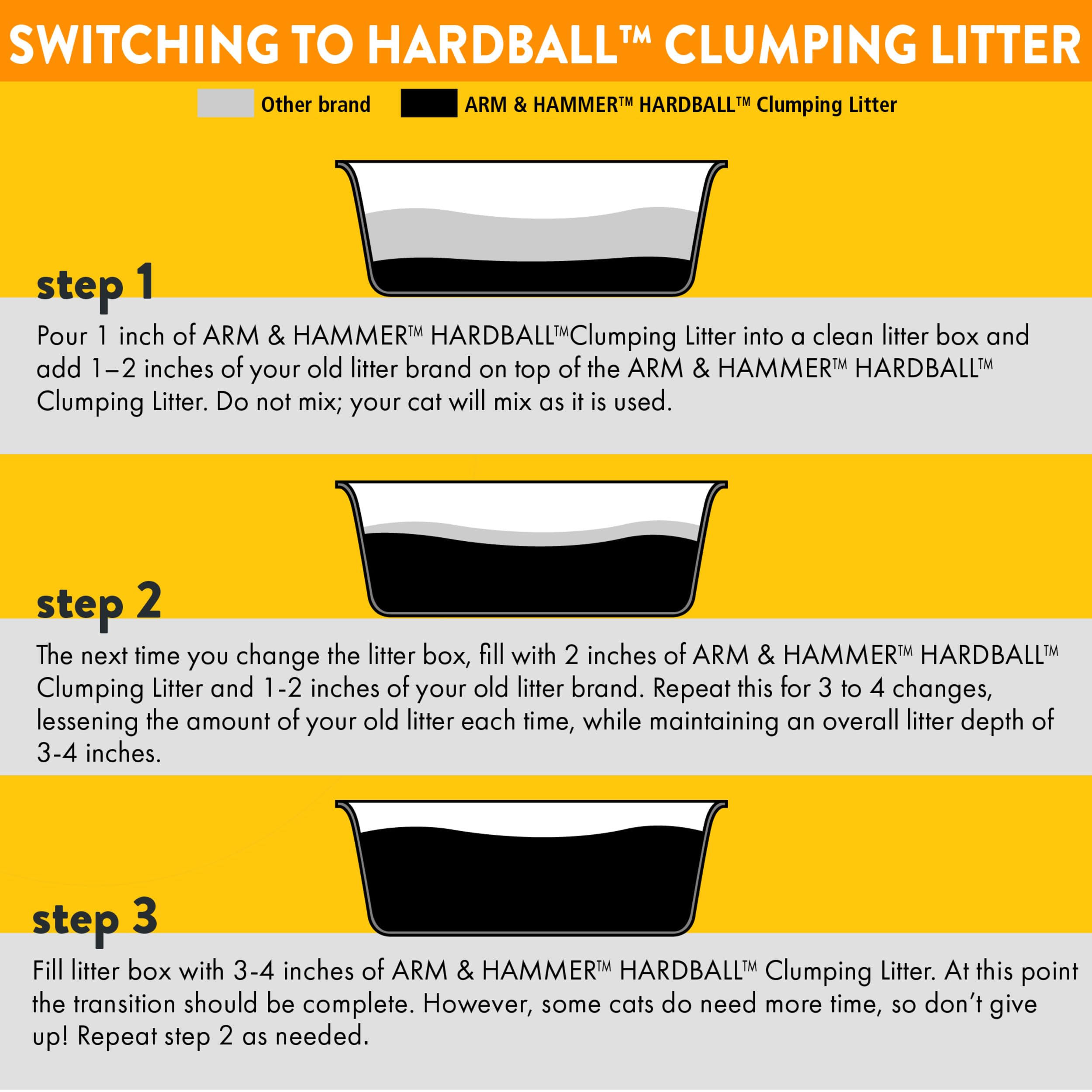 ARM & HAMMER Hardball olor-duradero 14-dias en la caja