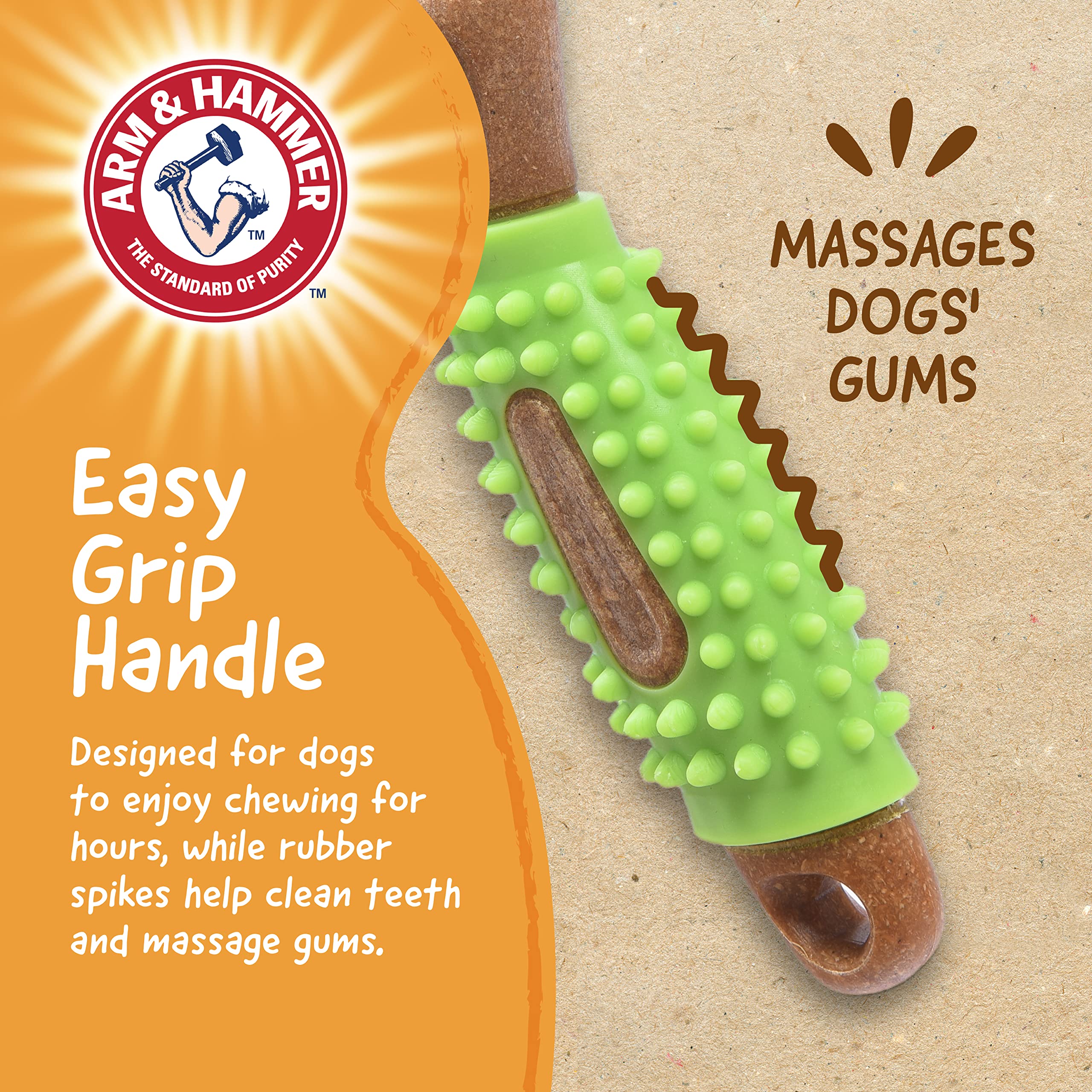 Arm & Hammer para Mascotas: diseño seguro con piezas duraderas para juego prolongado.