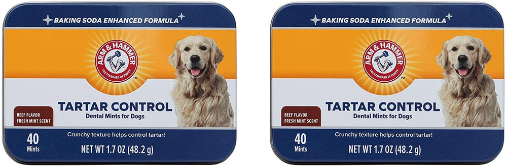 Arm & Hammer mentas dentales para perros, crujientes y refrescantes.