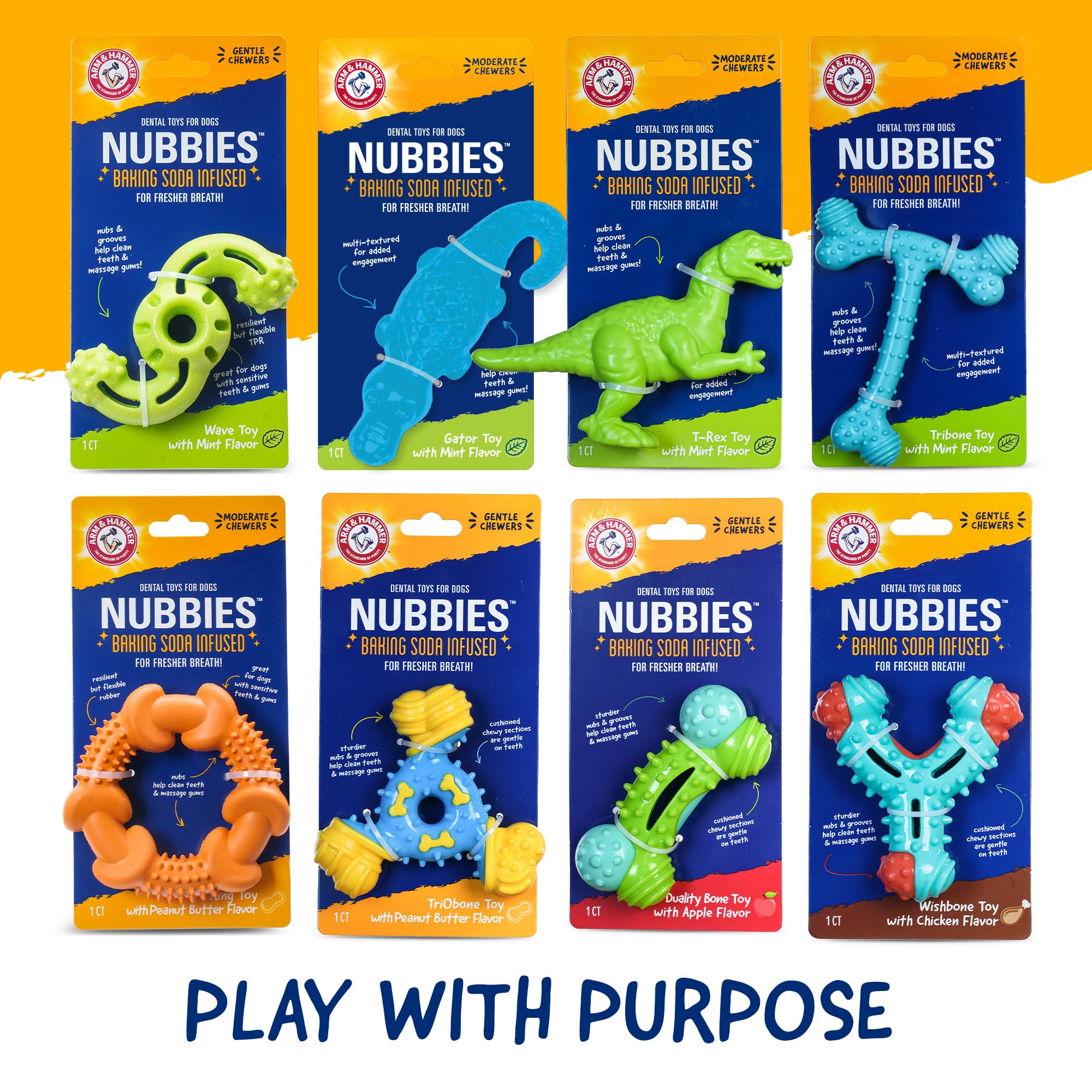 Arm & Hammer Nubbies Duality promueve juego constructivo y cuidado dental