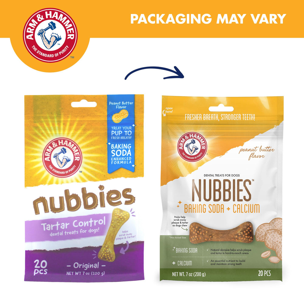 Nubbies con sabor mantequilla de maní favorece masticación y cuidado dental diario