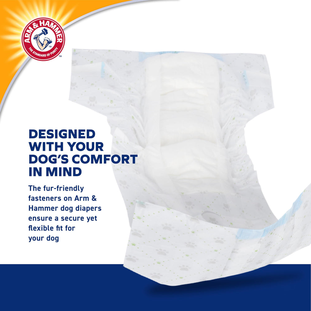 Pañales de talla mediana para perras femeninas Arm & Hammer 16.5–21 pulgadas