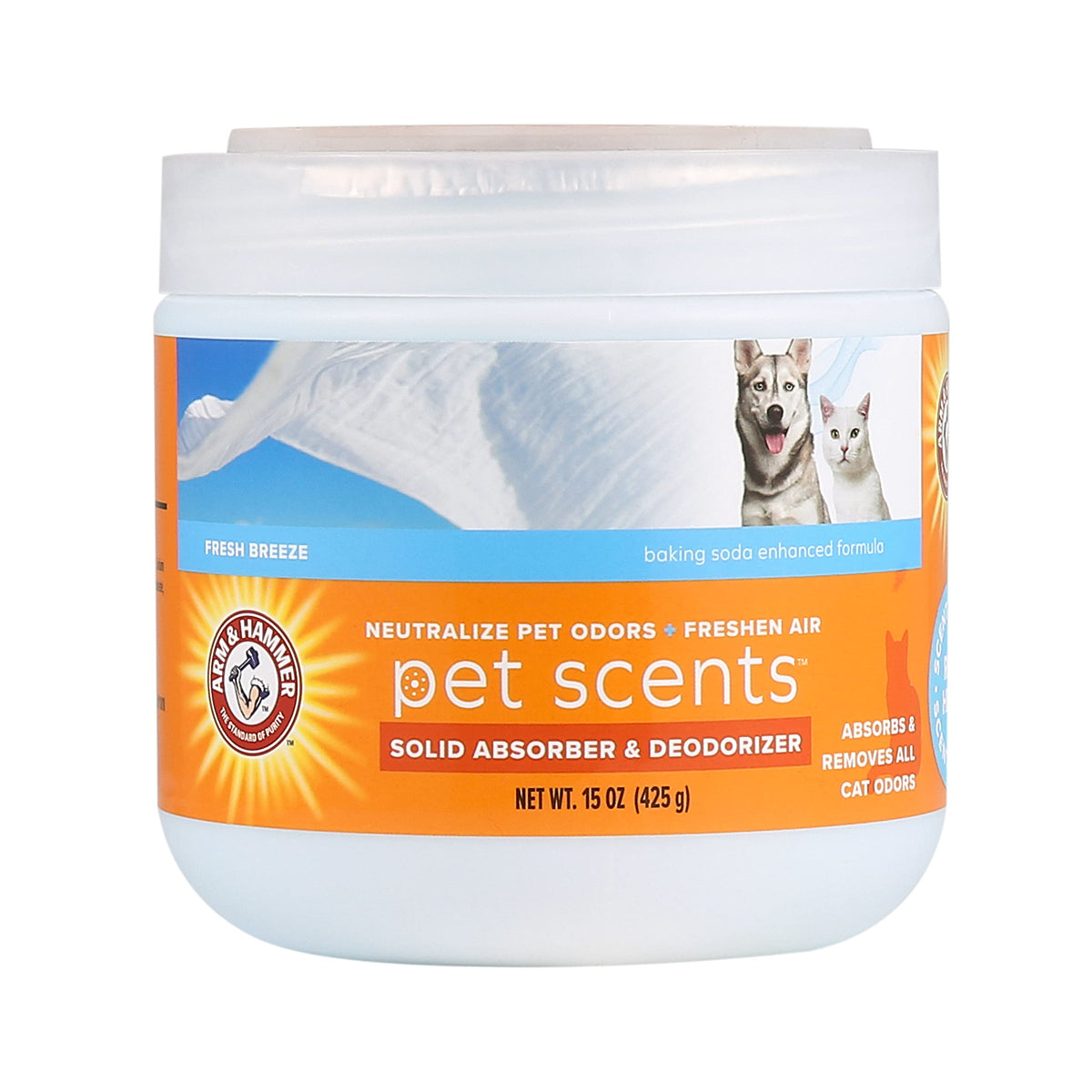 Arm & Hammer Pet Scents Gel envase compacto para areas de mascotas