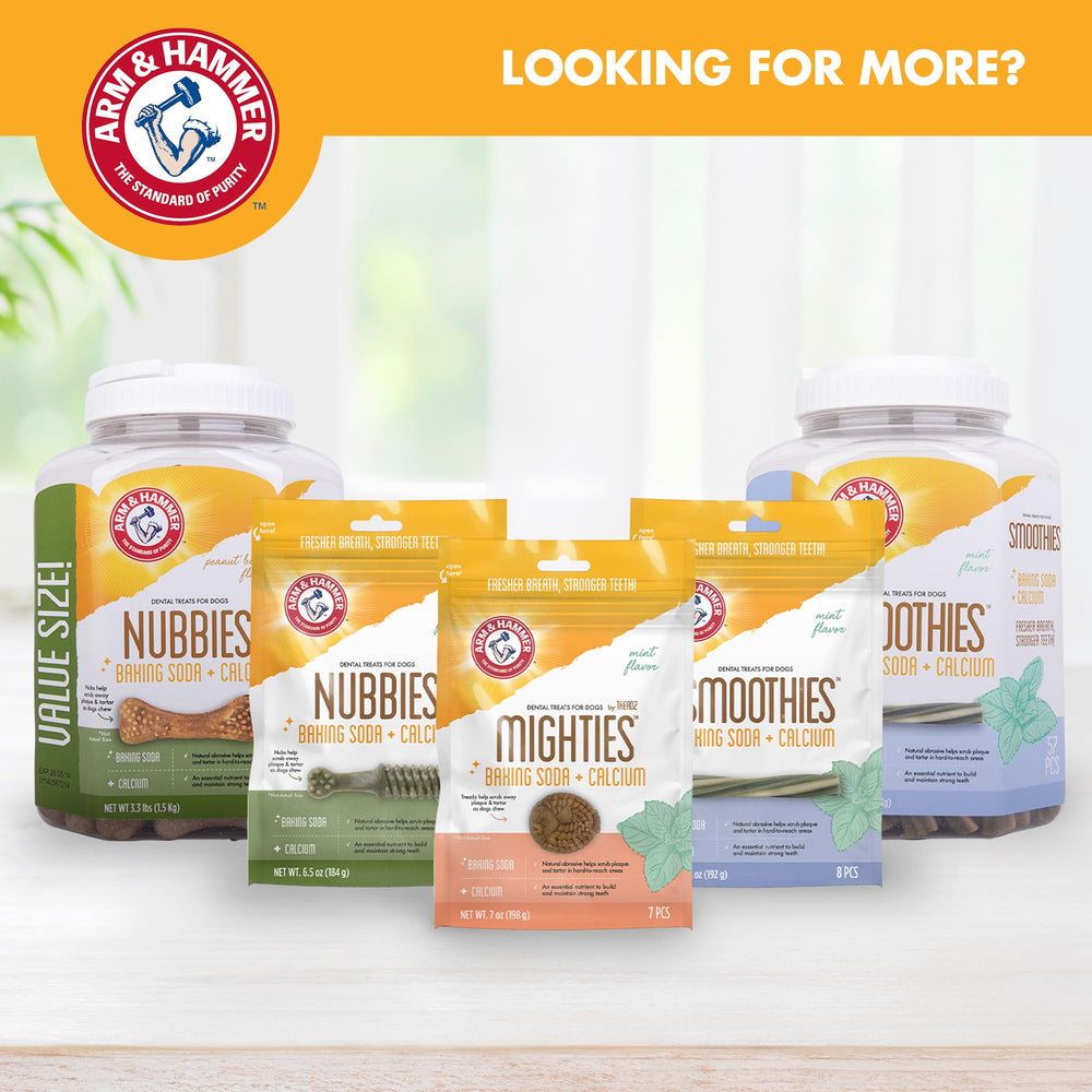 Arm & Hammer Ringers: ideal para coche y paseos, dientes sanos en movimiento.