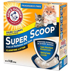 Arm & Hammer Super Scoop, neutralización de olores con bicarbonato de sodio