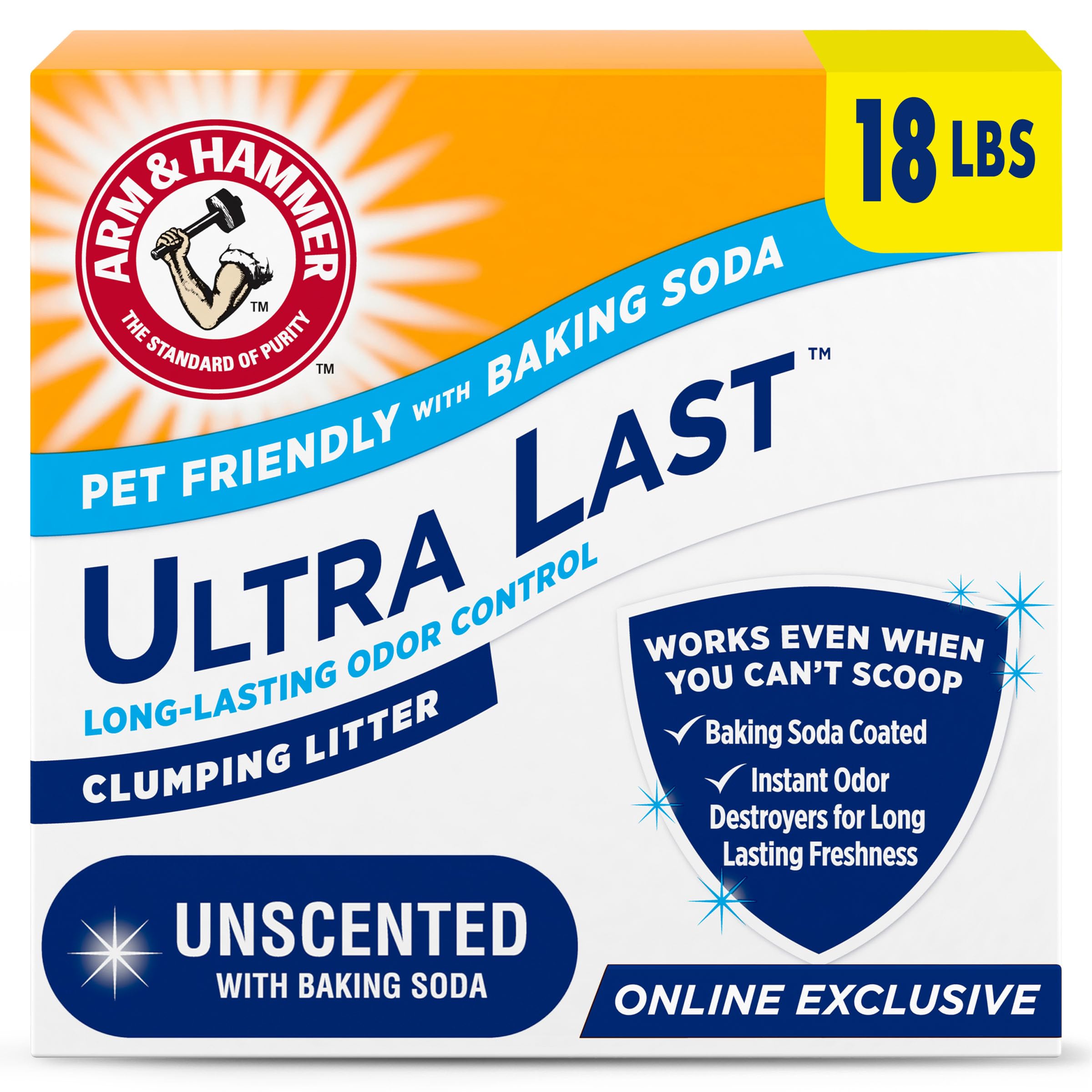 ARM & HAMMER Ultra Last: aglomerante eficiente para un arenero limpio y rápido