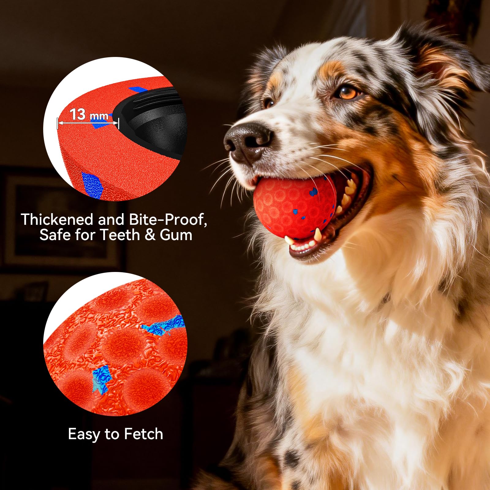 AronYada bola interactiva con 3 modos para diferentes energías del perro.