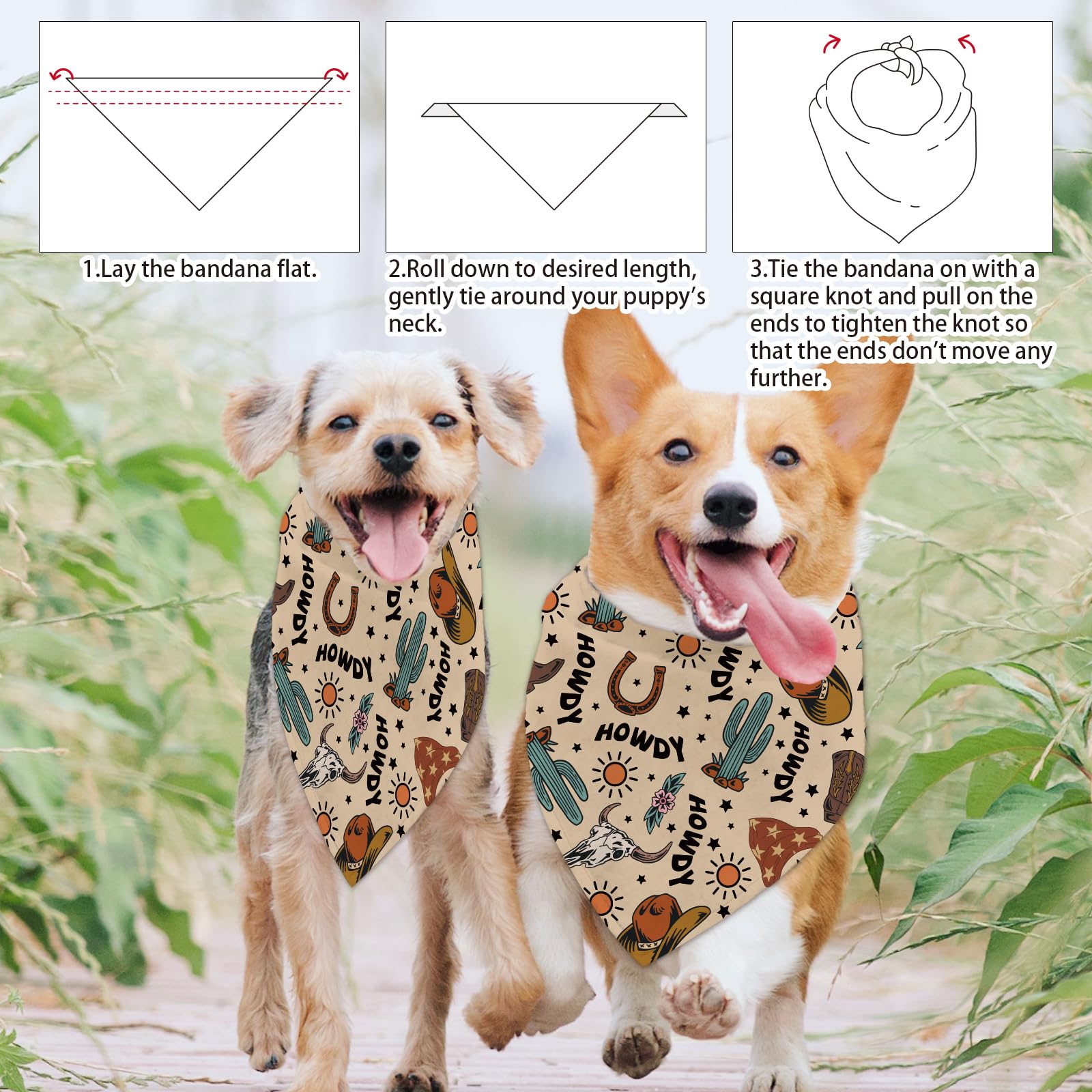 Arricraft bandana perro ajuste grande, cómodo para perros grandes durante paseos.