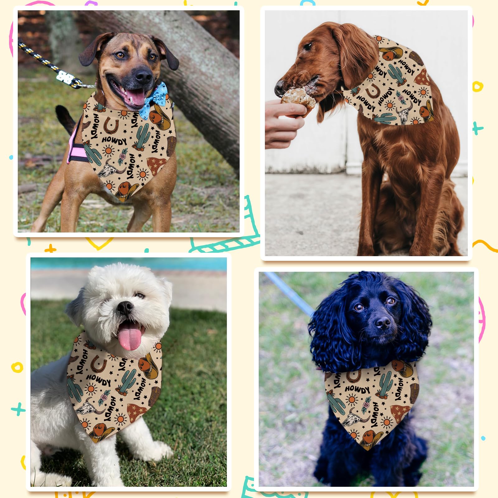Arricraft bandana perro regalo perfecto para dueños con tela duradera.