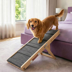 Artpet rampa para perros pequeños con superficie antideslizante para mayor tracción.