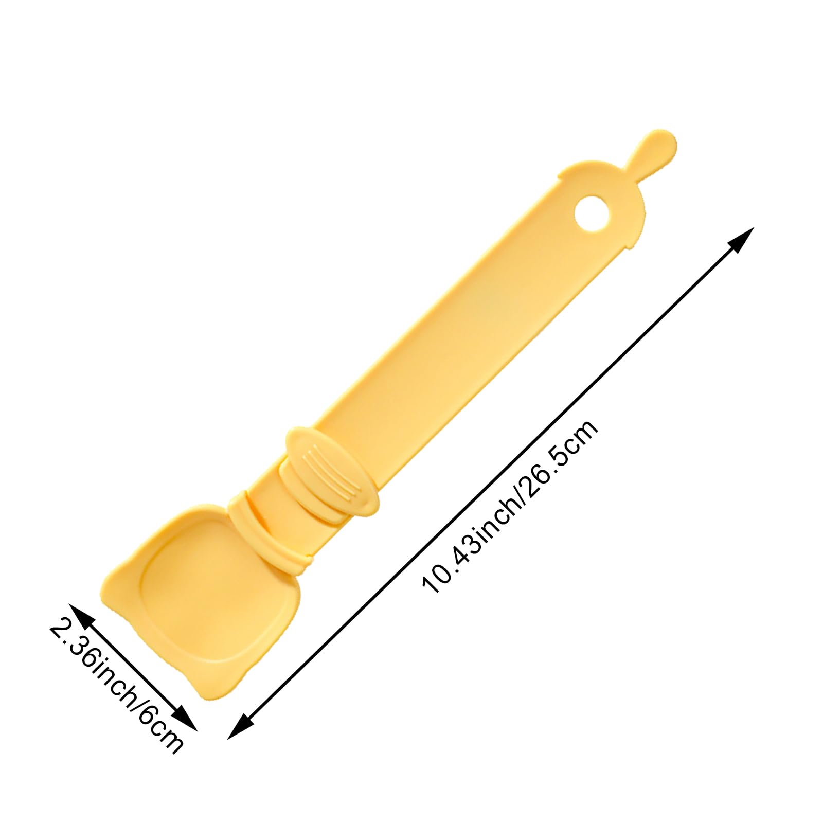Cuchara Arvintas con botón ergonómico facilita dosificar comida húmeda para el gato.