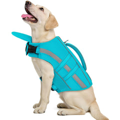 ASENKU chaleco salvavidas para perro con flotador frontal removible, ideal para flotación y comodidad.
