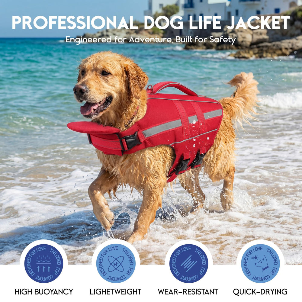 ASENKU colete-vida perro ideal para playa y navegación en barco