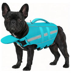 ASENKU salvavidas para perro con frontal removible; mayor flotación para nadar con seguridad.