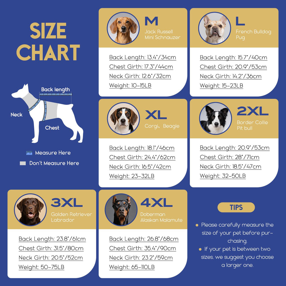 ASENKU sudadera para perro XXL mangas largas para más cobertura.