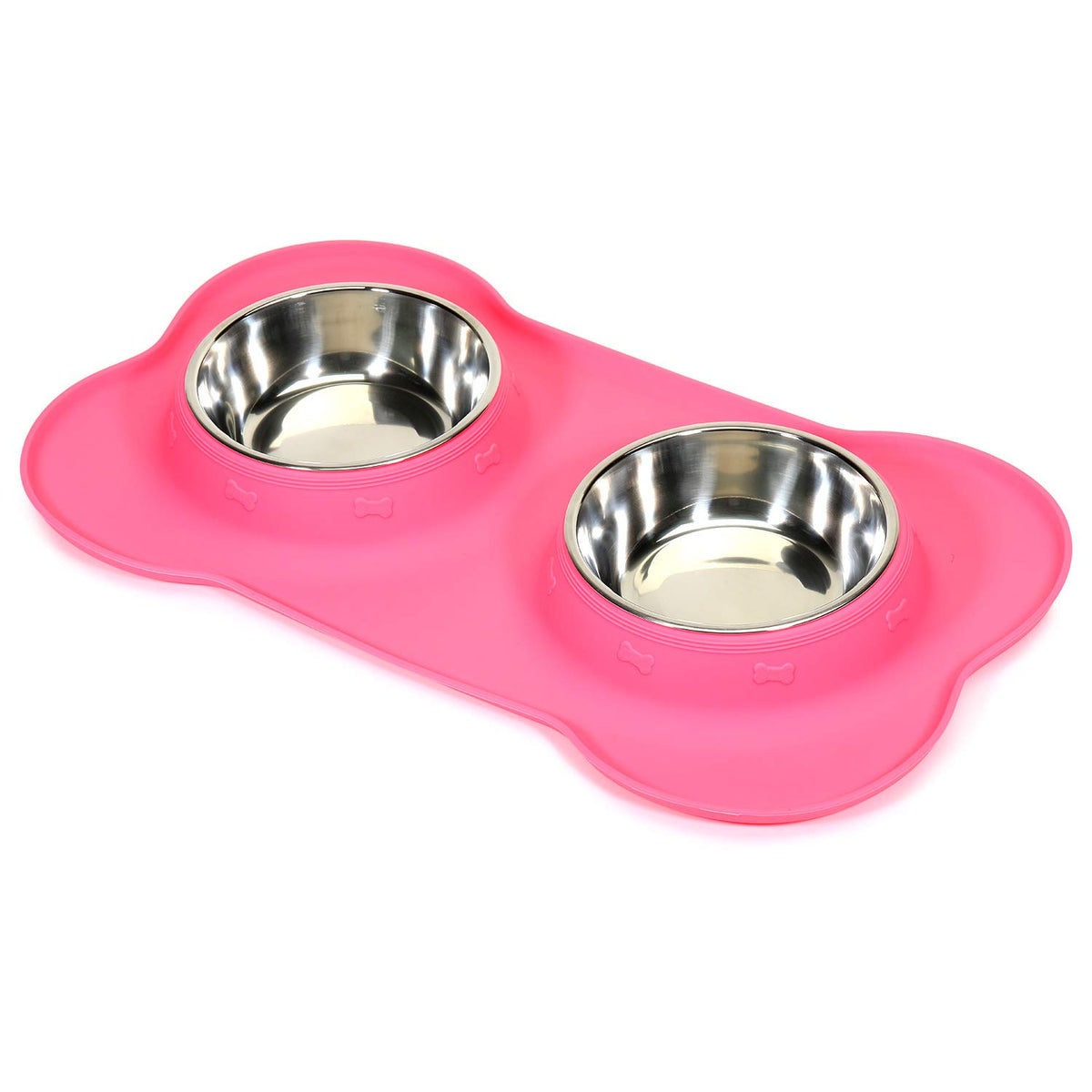 AsFrost tazones para perros en acero inoxidable evitan derrames gracias a la base antideslizante.