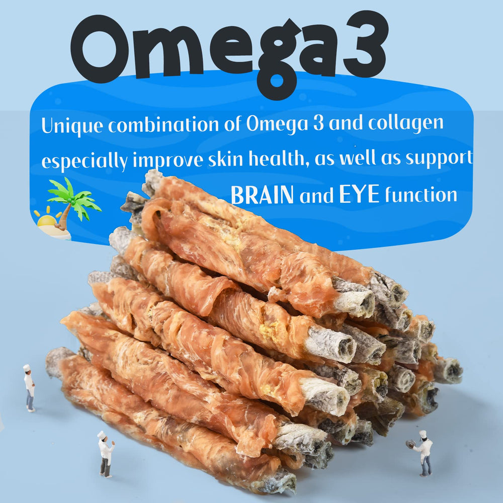 ASMPET Snacks pescado omega-3: favorece piel y pelaje