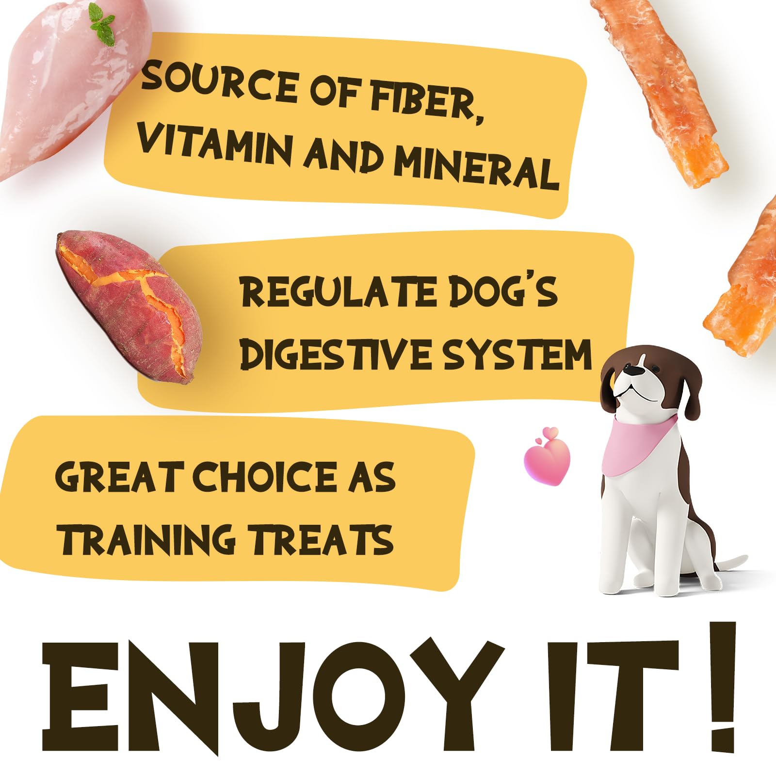 ASMPET taurine ajoutée, routine récompense enrichie pour le chien.