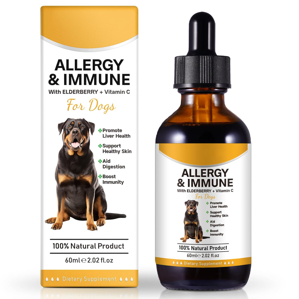 asusxcli Gotas de alergia para perros con ingredientes naturales.