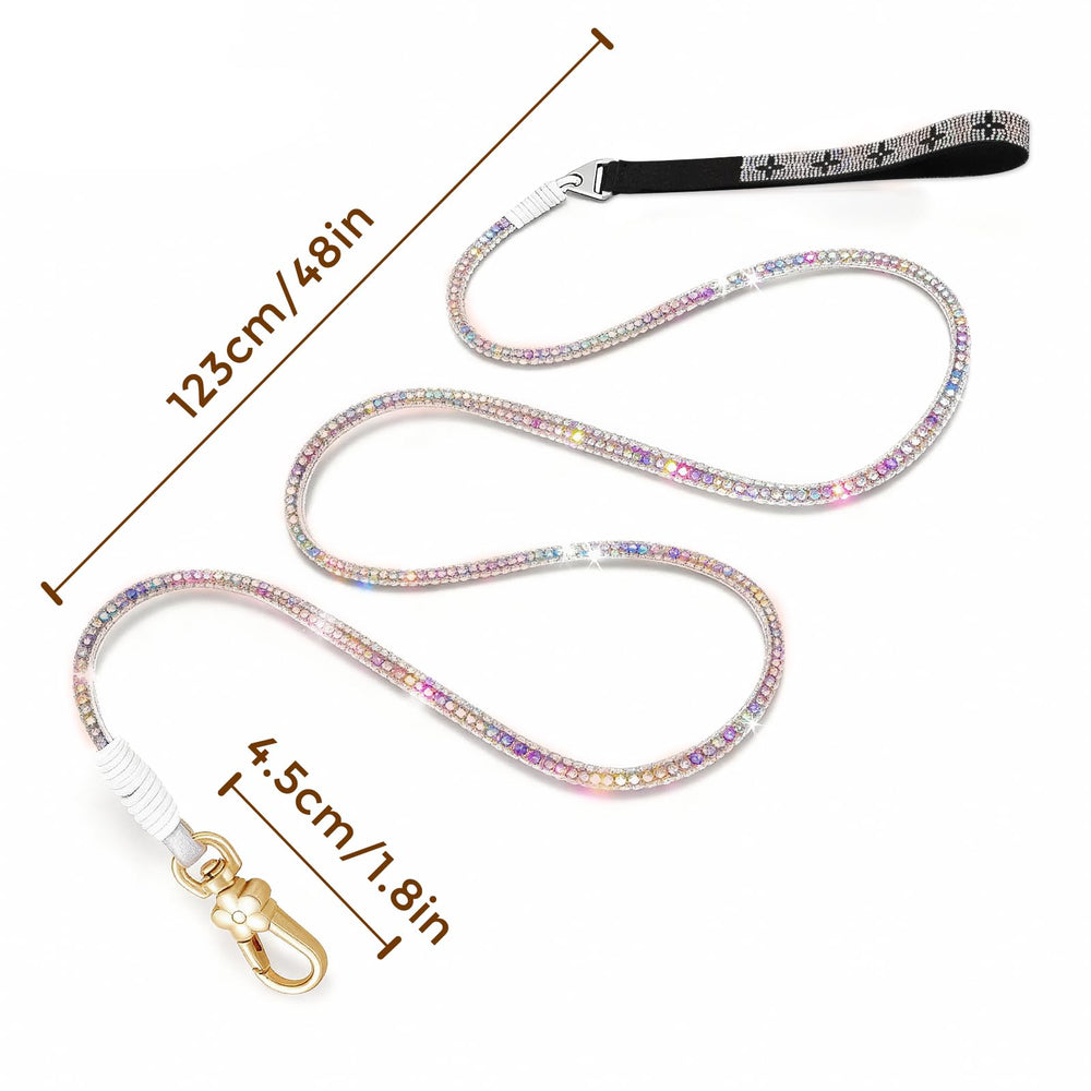 La correa Atiansen con cristales diamantes brinda un look lujoso para salidas diarias.