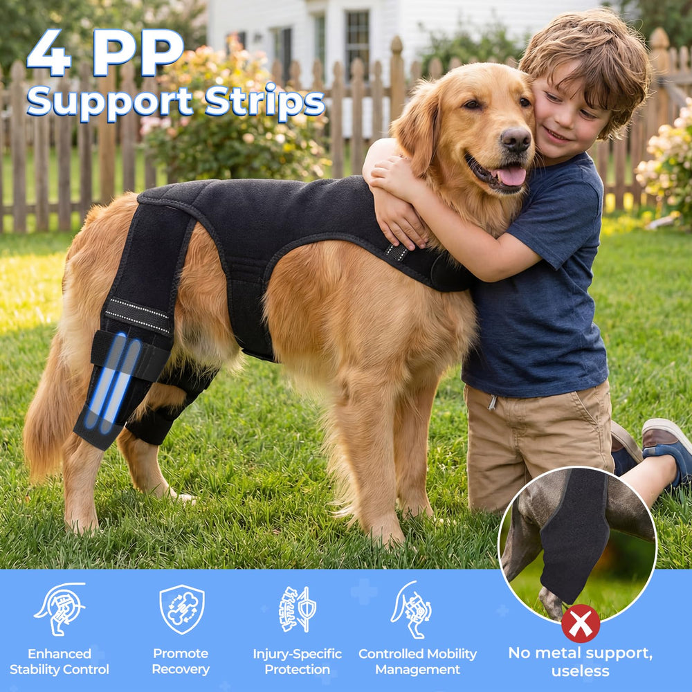 Atiansen rodilla-perro faja neopreno ventilada para comodidad durante la actividad.