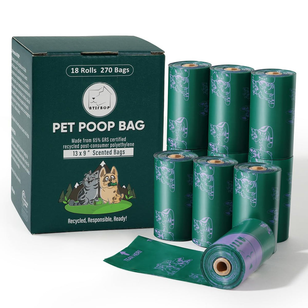 ATIFBOP bolsas excrementos perro extragruesas y resistentes para derrames.