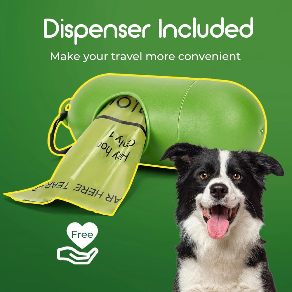 ATIFBOP dispensador integrado facilita llevar bolsas durante paseos.