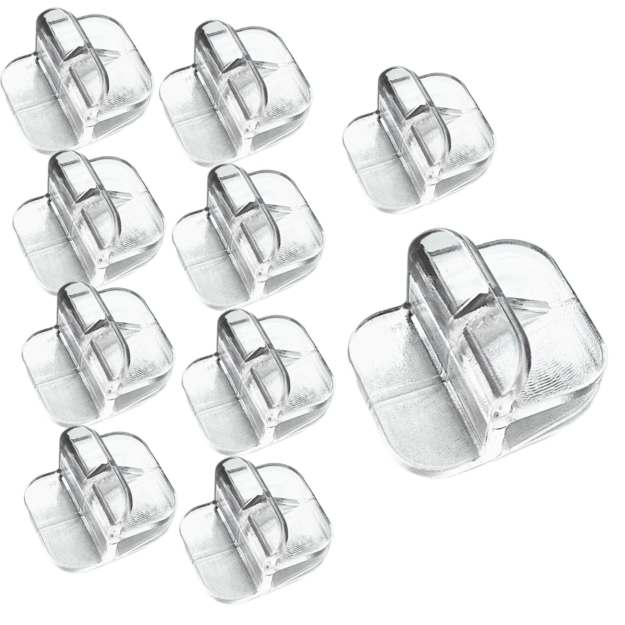 Clips auaurly para tapa de acuario sin marco, compatibles con cristal 3-5 mm y reducen evaporación.