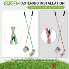 AugFir Pooper Scooper base estable para almacenamiento limpio y ordenado