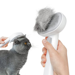 Brosse Aumuca pour chats à poils longs, retrait des poils sans irriter la peau.