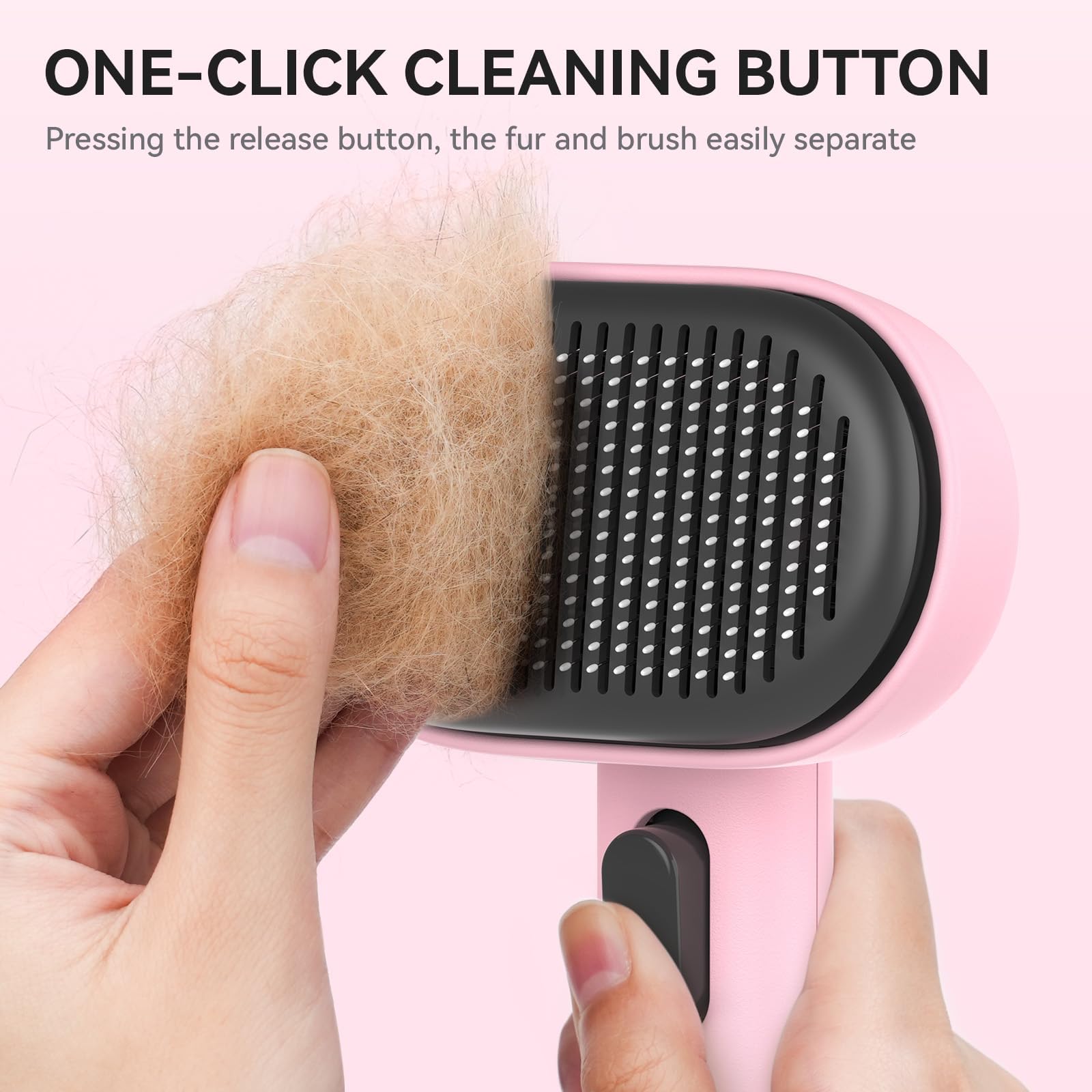 Aumuca cepillo para gatos, apto para pelo corto y largo