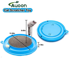 AUOON Rascador-gato-corrugada ofrece rascar y protege muebles.