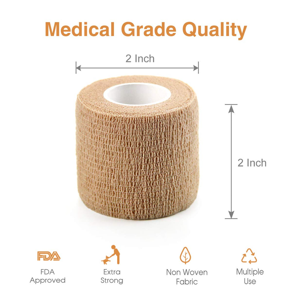 AUPCON Vet Wrap muestra detalles del material no tejido para mayor comodidad.