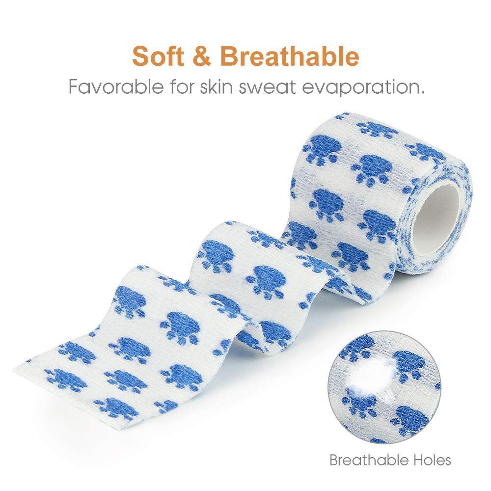 AUPCON Vet Wrap ofrece tacto suave sin irritación gracias al no tejido.