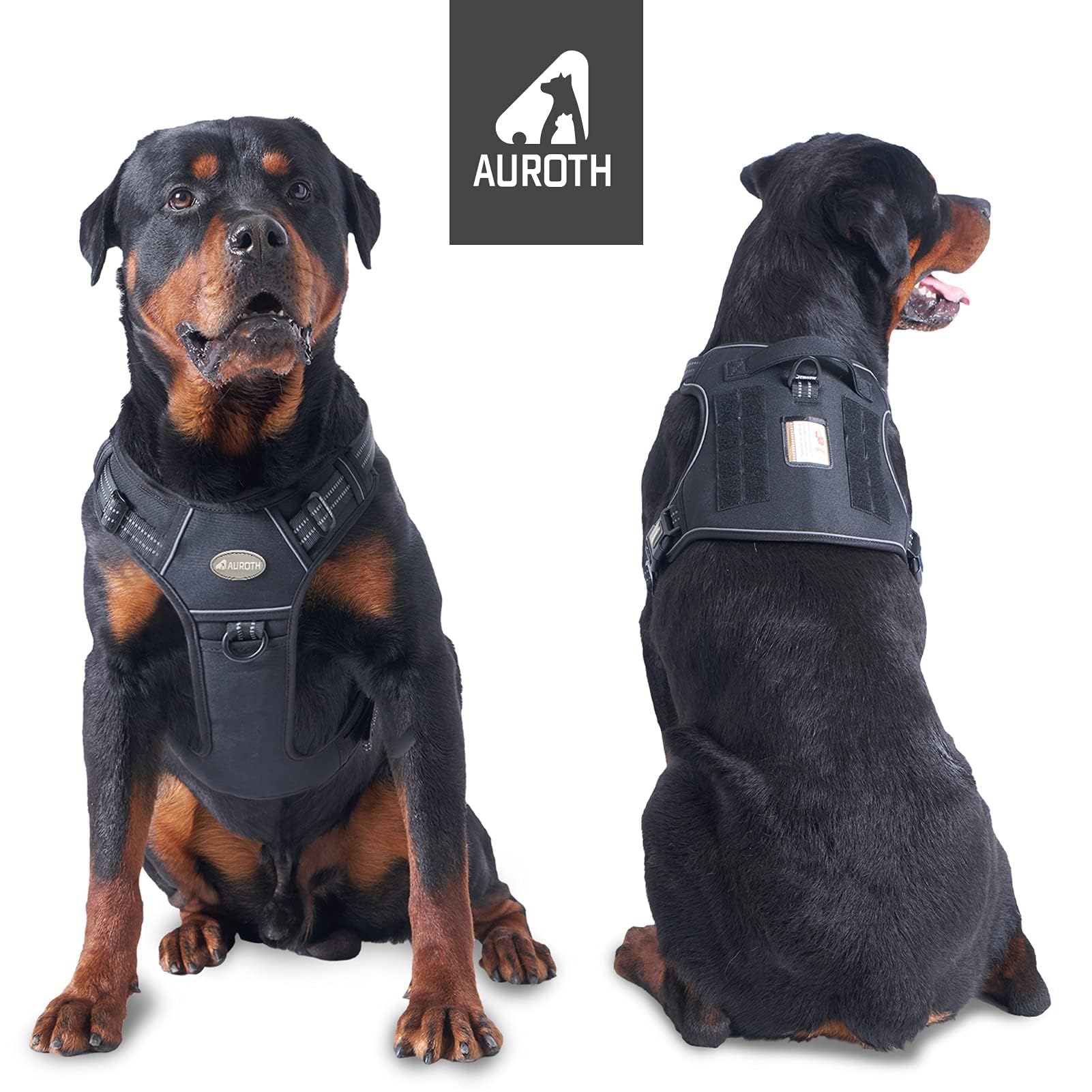 AUROTH arnés perro grande insignia BEST FRIEND para identificación