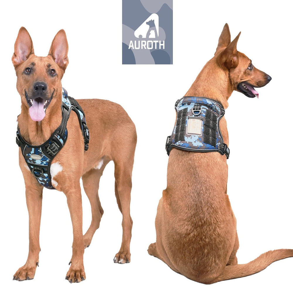 Arnés Auroth con MOLLE y placa de identificación MEJOR AMIGO