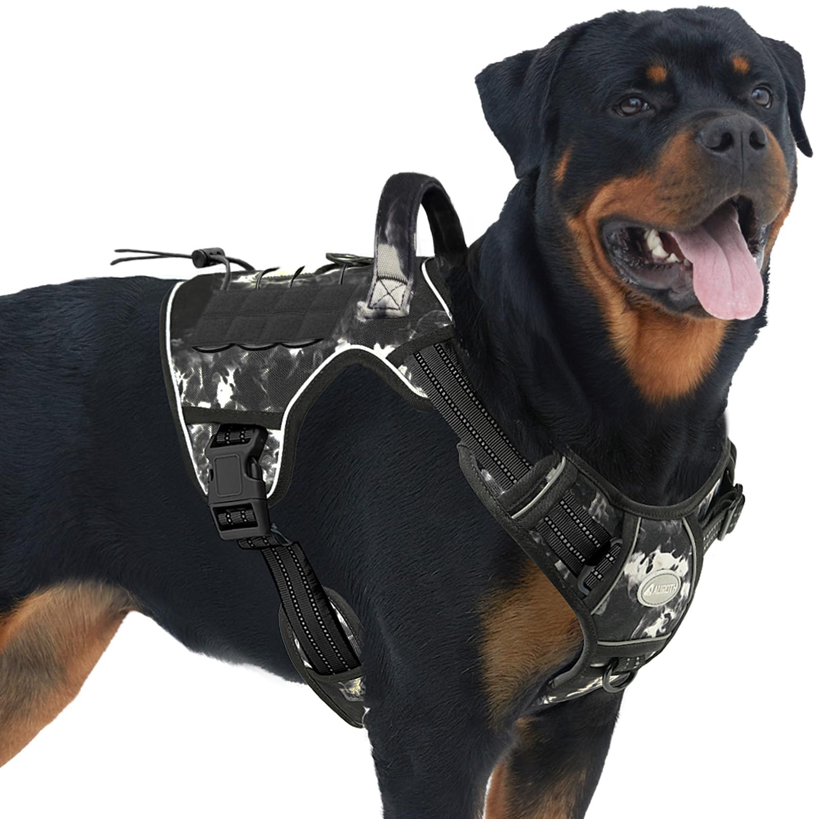 AUROTH arnés táctico para perro: ajuste rápido para mayor comodidad durante paseos