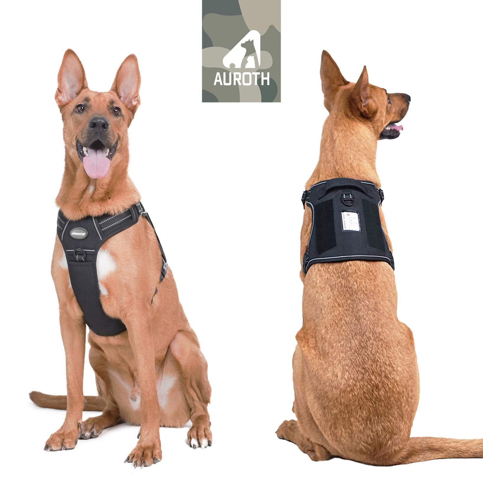AUROTH arnés táctico para perro grande – guía de tallas para ajuste correcto