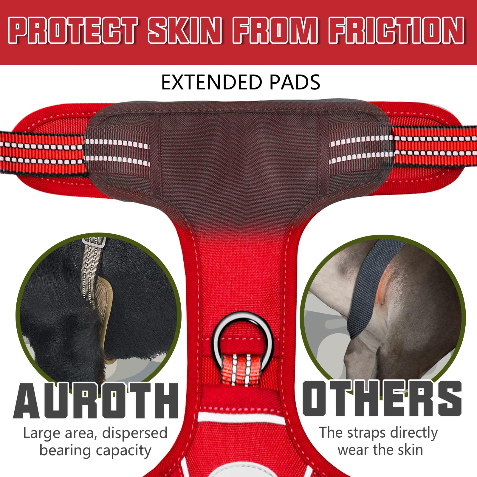 AUROTH arnés táctico con sistema Molle, permite llevar accesorios para servicio