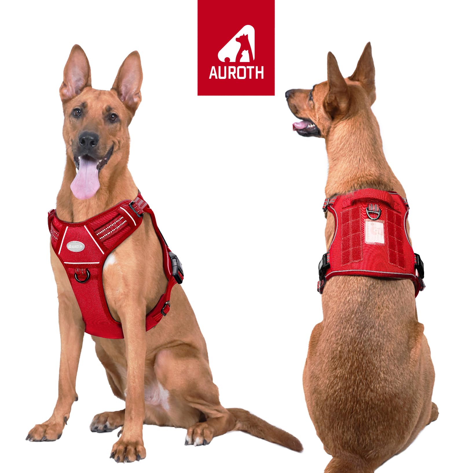 AUROTH arnés para perro grande, resistente y cómodo para aventuras al aire libre